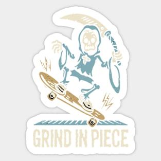 Grind In Piece Sticker